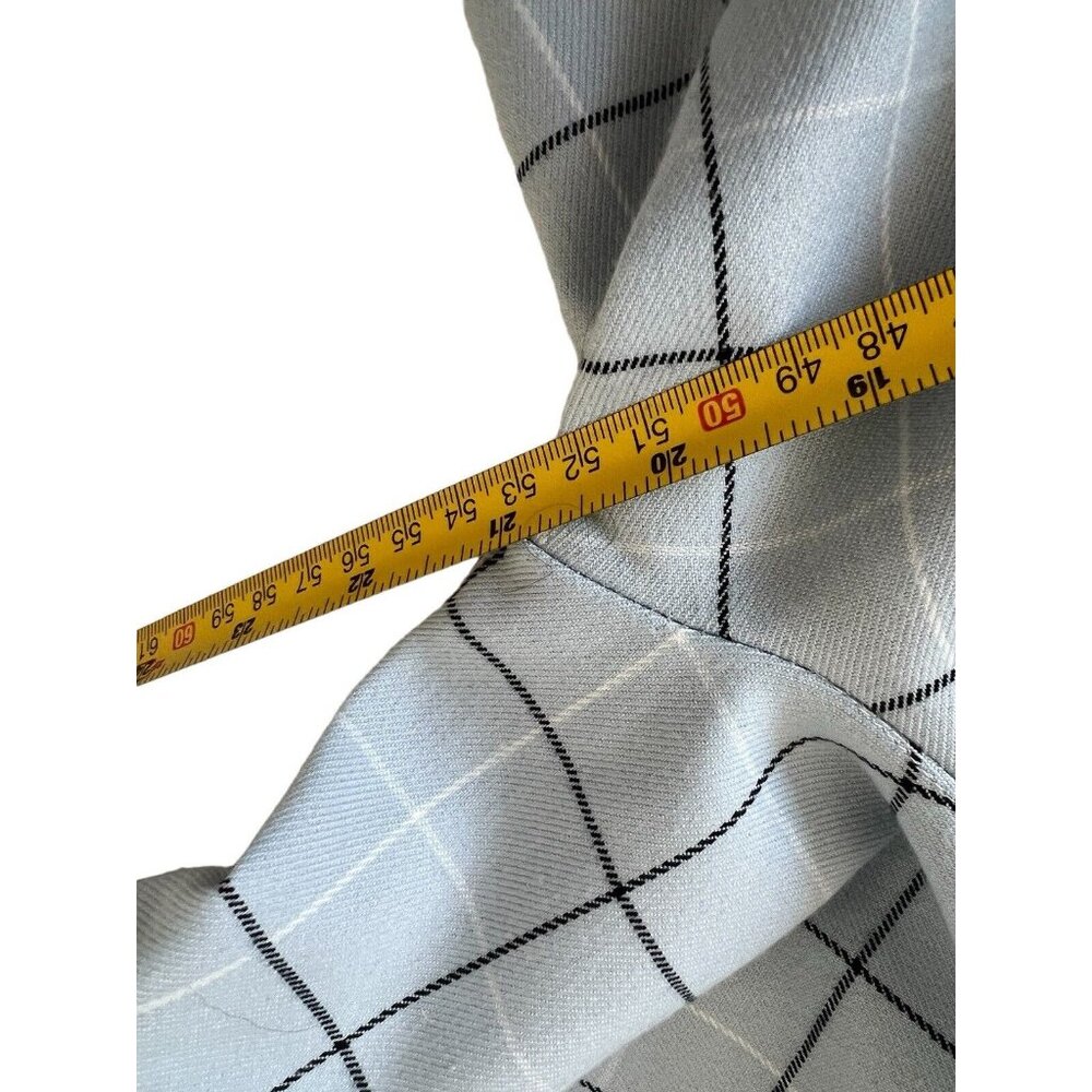 Bcbgeneration Basic Blazer In Blue Plaid Size Lar… - image 5